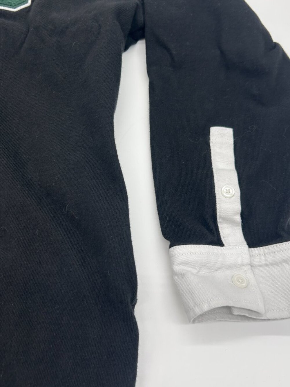 Gap Polo Mini Oversized Jersey Dress Preppy Logo Collared Rugy Side Pockets Sz S - Picture 5 of 12
